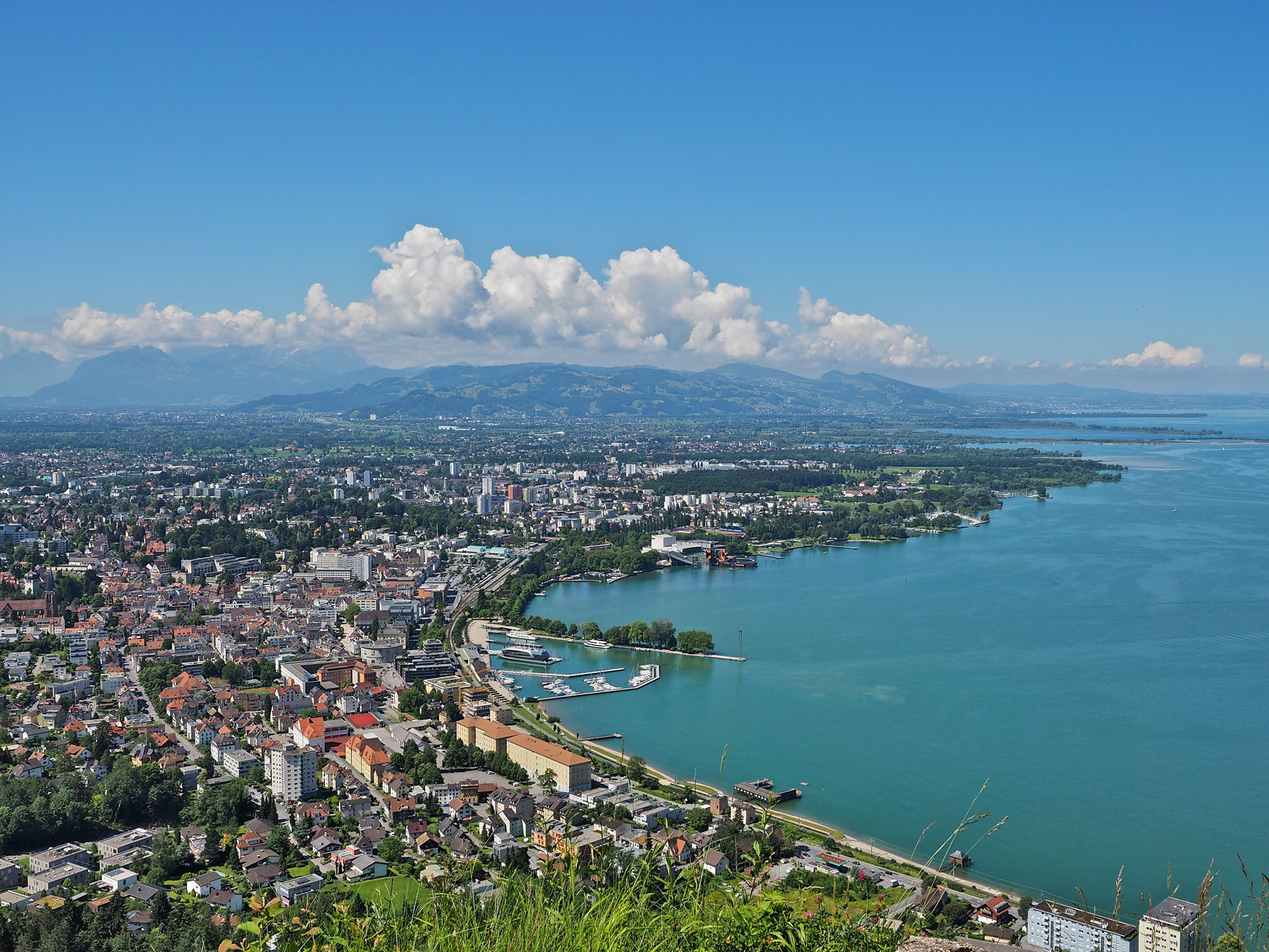 Panorama Bregenz am Bodensee
